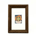 Hand-painted Vajra Ritual Tool Thangka Desktop Ornament
