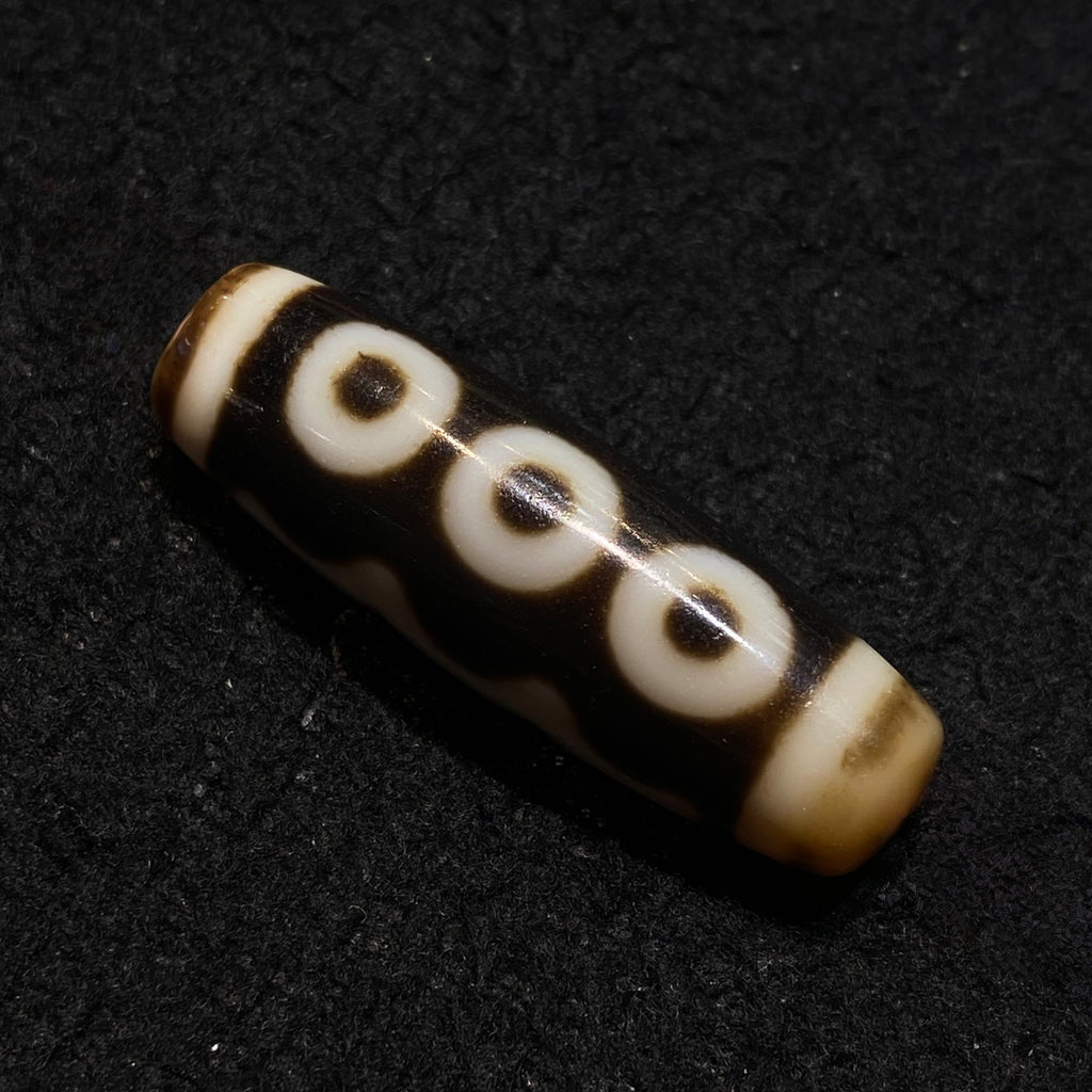 Vintage Five-Eye Dzi Bead