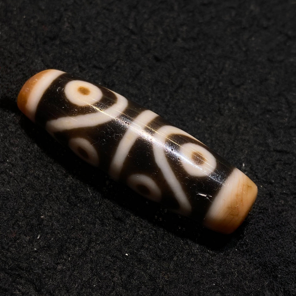 Vintage Six-Eye Dzi Bead