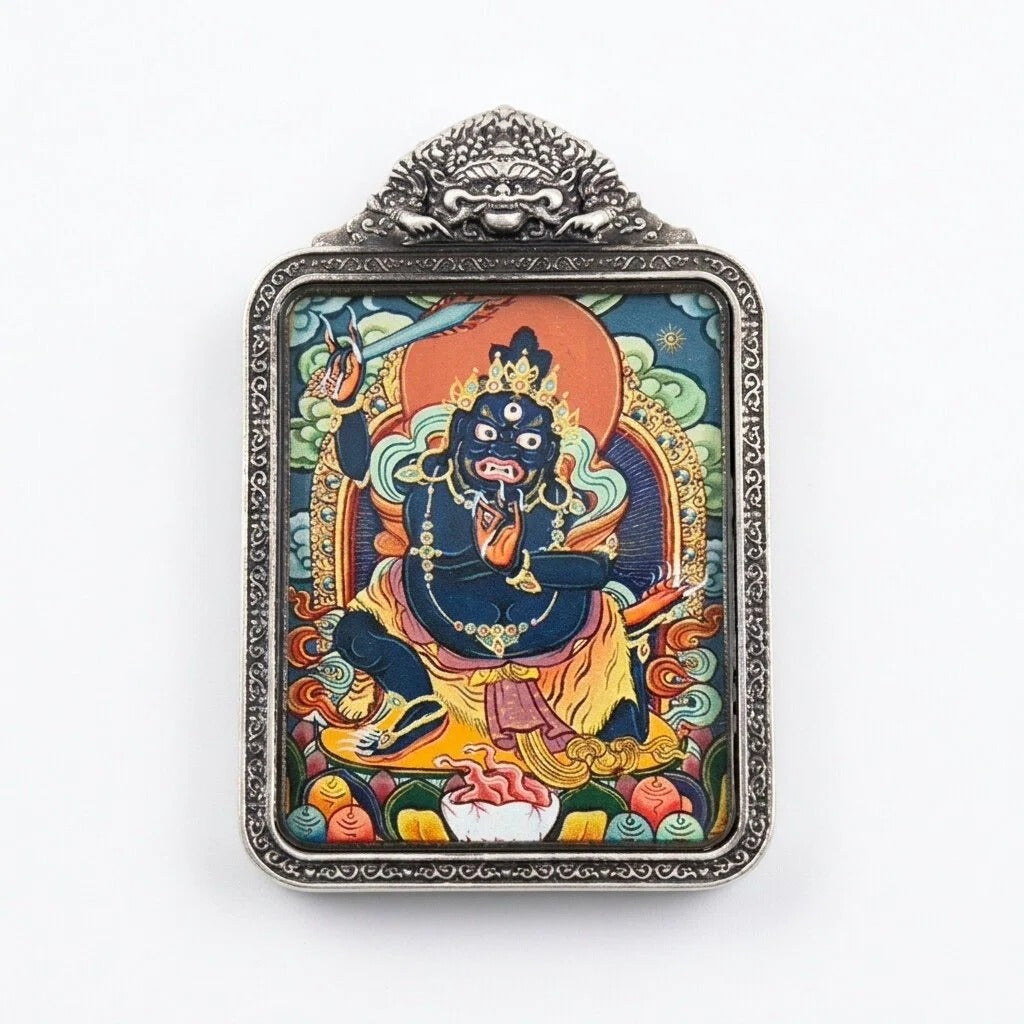 Acala · Mini Thangka Pendant