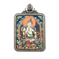 Vajrasattva · Mini Thangka Pendant