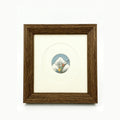 Hand-painted Mount Kailash Snow Mountain & Prayer Flags Desktop Ornament