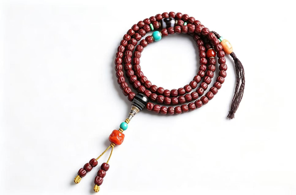 Cypress-Seed Mala 108 Beads