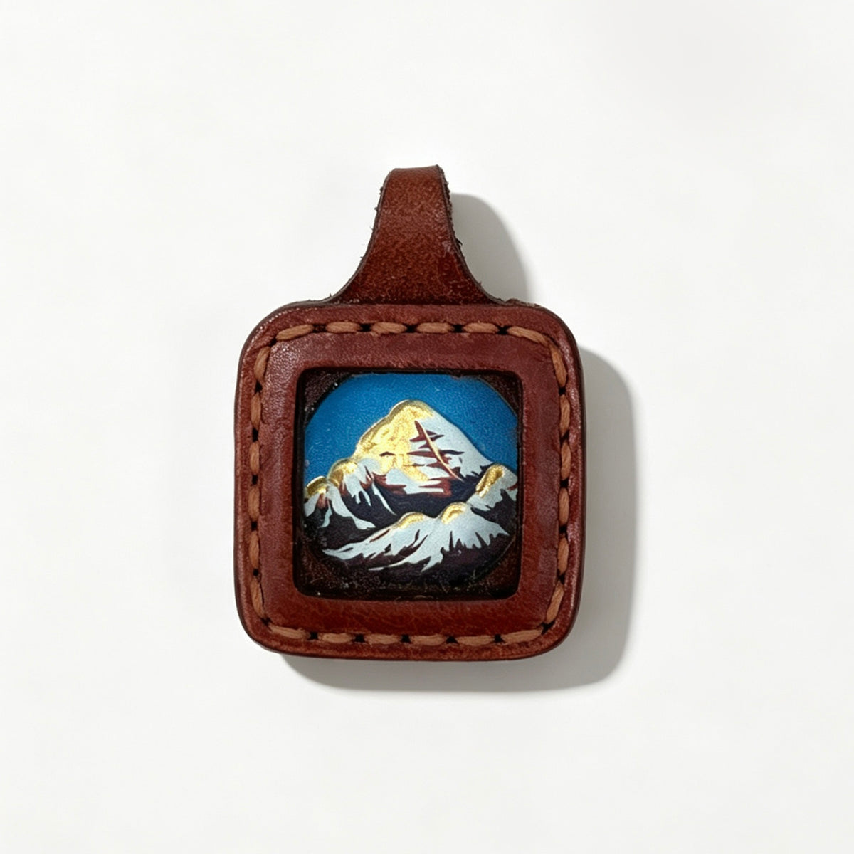 Hand-painted Cowhide Tsakli of Mount Kailash